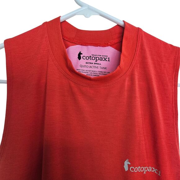 Cotopaaxi Womens Quito Active Tank Sz XS Stretch Athletic Colorblock Gym Casual - Picture 4 of 7
